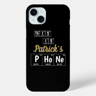 Personalised Periodic Table of Elements Chemistry  iPhone 15 Mini Case