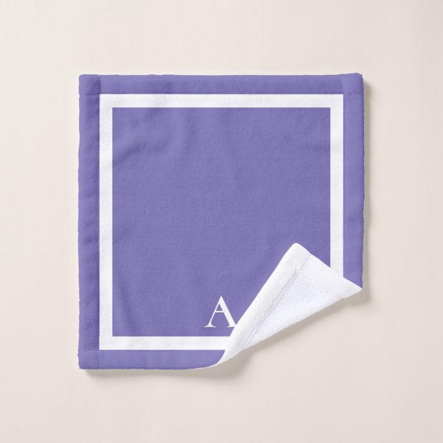 Personalised Periwinkle Bachelorette Party Spa Bath Towel Set (Wash Cloth)