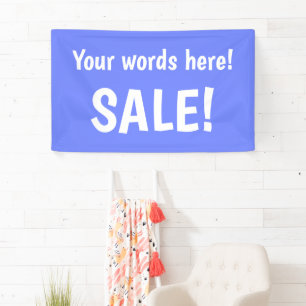 Personalised Periwinkle Sale Banner