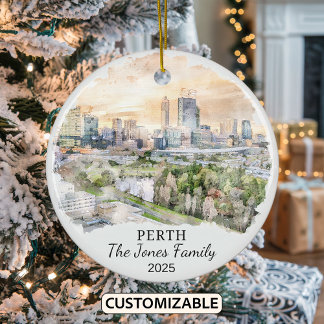 Personalised Perth Ornament