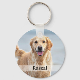 Personalised Pet 2 Photo Keepsake Pet Lover Key Ring