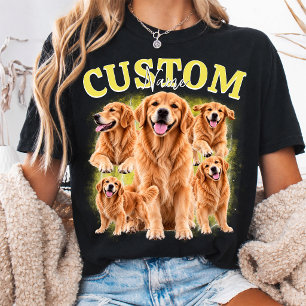 Personalised Pet Bootleg Vintage Style T-Shirt