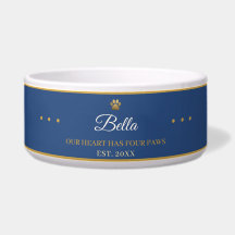 Personalised Pet Bowl , Vintage Heritage Dog Bowl