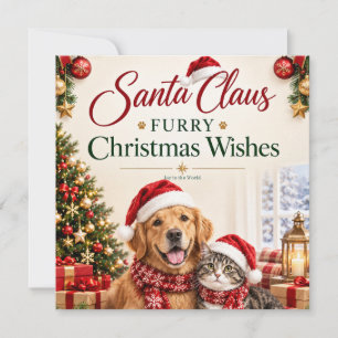 Personalised Pet Christmas , Custom Dog or Cat