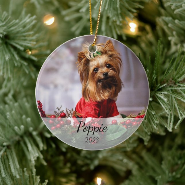 Personalised Pet Christmas Ornament (Tree)