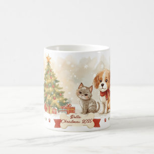 Personalised Pet Christmas Ornament – Custom Name  Coffee Mug