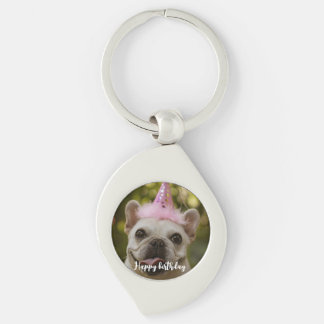  Personalised pet dog birthday  Key Ring