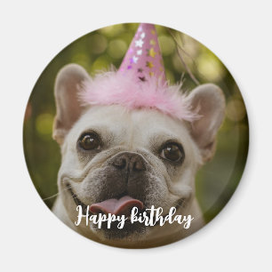 Personalised pet dog birthday  Magnet