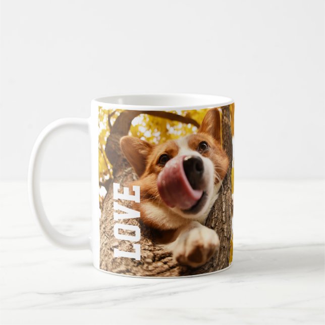 Personalised Pet Dog Owner Coffee Mug (Left)