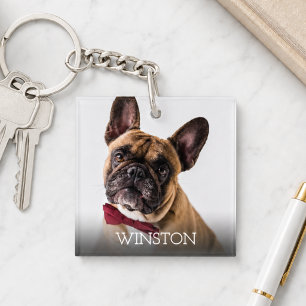 Personalised Pet Dog Photo Key Ring