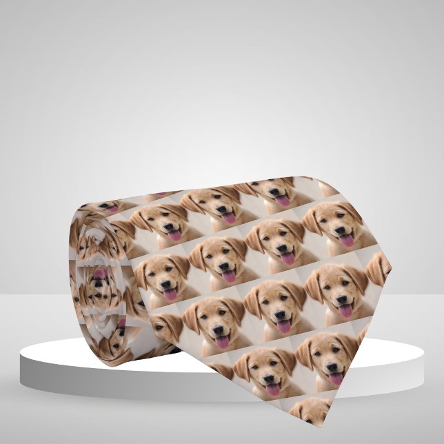 Personalised Pet Dog Photo Tie (Creator Uploaded)