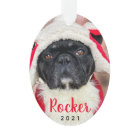Personalised Pet Dog Puppy Holiday Photo