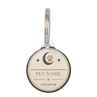 Personalised Pet ID Tag – Custom Dog & Cat Name Ta