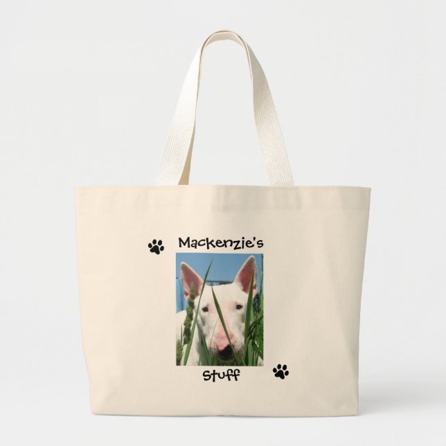 Personalised Pet Large Tote Bag (Front)