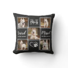 Personalised Pet Loss 5 Photo Collage Dog Memorial