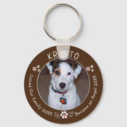 Personalised Pet Loss - Custom Dog Memorial Key Ring
