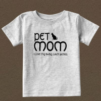 Personalised Pet Lover Cat Mum Mother's Day Baby