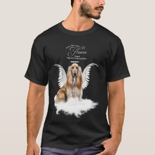 Personalised Pet Memorial Afghan Hound Dog T-Shirt