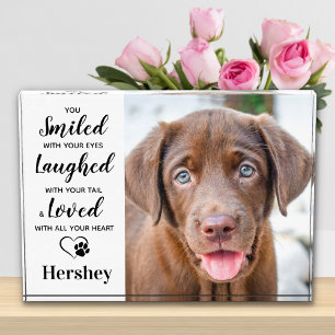 Personalised Pet Memorial Dog Remembrance Photo B Block