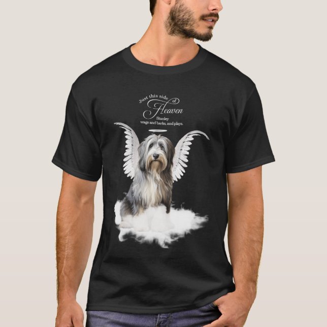 Personalised Pet Memorial English Sheepdog T-Shirt (Front)