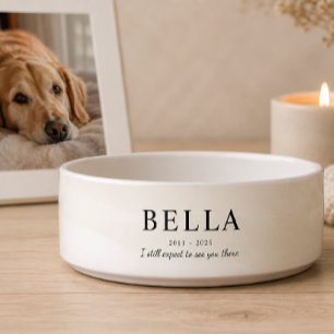 Personalised Pet Memorial Sympathy Gift Bowl