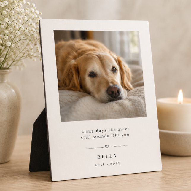 Personalised Pet Memorial Sympathy Keepsake Plaque (Creator Uploaded)