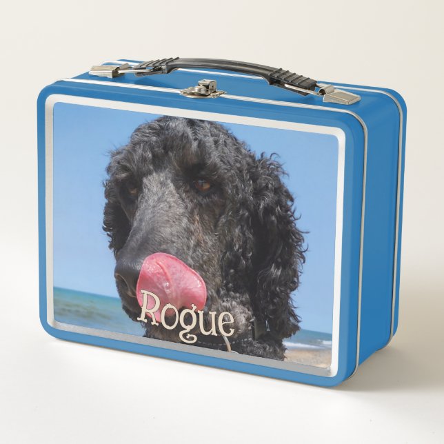 Personalised Pet  Metal Lunch Box (Front)