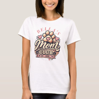 Personalised Pet Mum Club T-Shirt | Custom Dog Mum
