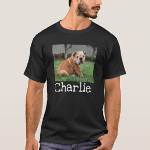 Personalised Pet Name And Photo T-Shirt