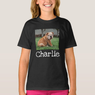 Personalised Pet Name And Photo T-Shirt