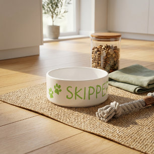 Personalised Pet Name Ceramic Bowl: Perfect Gift! Bowl