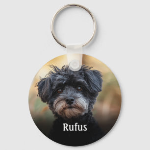 Personalised Pet Name Photo Key Ring