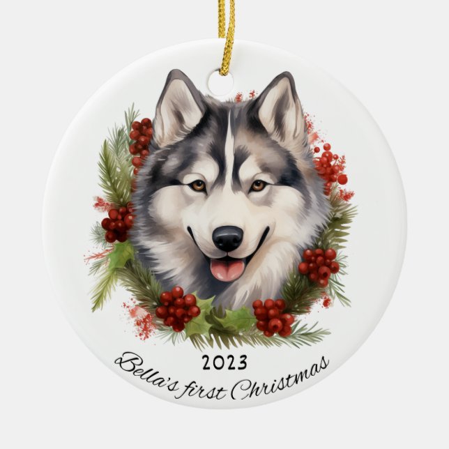 Personalised Pet Ornament (Front)