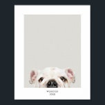 Personalised Pet Photo and Name Print<br><div class="desc">Personalise with your pet photo,  name and year to create a unique keepsake.</div>