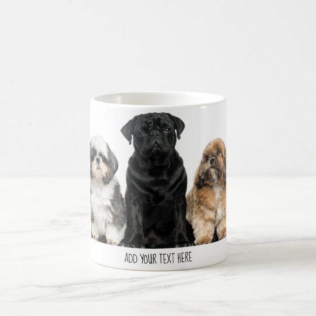 Personalised Pet Photo and Text Coffee Mug (Center)