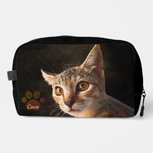 Personalised Pet Photo Cat Dog Keepsake Template Dopp Kit