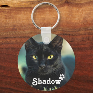 Personalised Pet Photo Cat Paws Keychain
