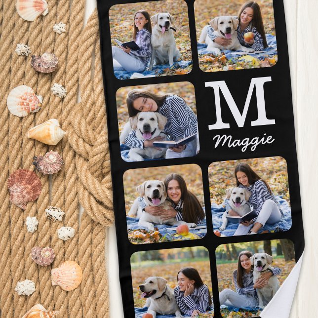 Personalised Pet Photo Dog Lover Beach Towel (Creator Uploaded)