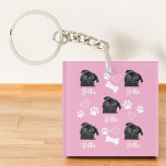 Personalised Pet Photo Dog Lover Instagram Key Ring<br><div class="desc">This "Personalised Pet Photo Dog Lover Instagram Keychain" is the perfect accessory for pet enthusiasts. Showcase your love for your furry friend by uploading a favourite photo, framed in an Instagram-style design. Compact and stylish, this keychain allows you to carry a cherished memory wherever you go. Personalise it with your...</div>