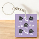 Personalised Pet Photo Dog Lover Instagram Key Ring<br><div class="desc">This "Personalised Pet Photo Dog Lover Instagram Keychain" is the perfect accessory for pet enthusiasts. Showcase your love for your furry friend by uploading a favourite photo, framed in an Instagram-style design. Compact and stylish, this keychain allows you to carry a cherished memory wherever you go. Personalise it with your...</div>