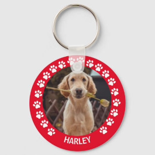 Personalised Pet Photo Dog Lover Keepsake Key Ring