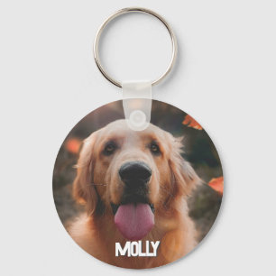 Personalised Pet Photo Dog Lover Keepsake Keychain