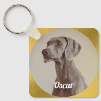 Personalised Pet Photo Dog Lover Keepsake Keychain