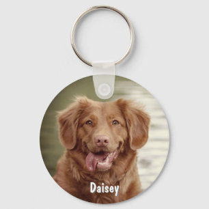Personalised Pet Photo Dog Lover Keepsake Keychain