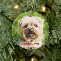 Personalised Pet Photo Double-sided Christmas Tree