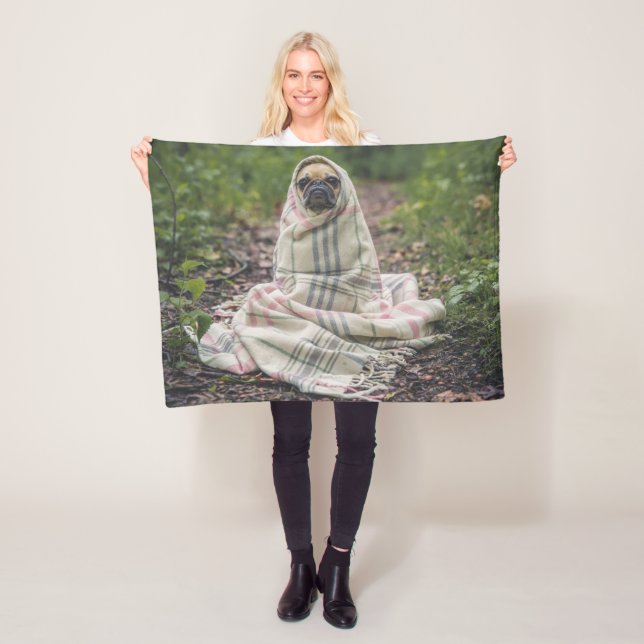 Personalised Pet Photo Fleece Blank (In Situ)