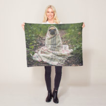 Personalised Pet Photo Fleece Blank