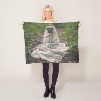 Personalised Pet Photo Fleece Blank Blanket