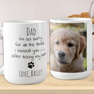 Personalised Pet Photo Funny Dog Dad Coffee Mug