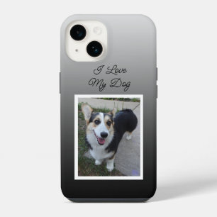 Personalised Pet Photo I Love my Dog iPhone 14 Case